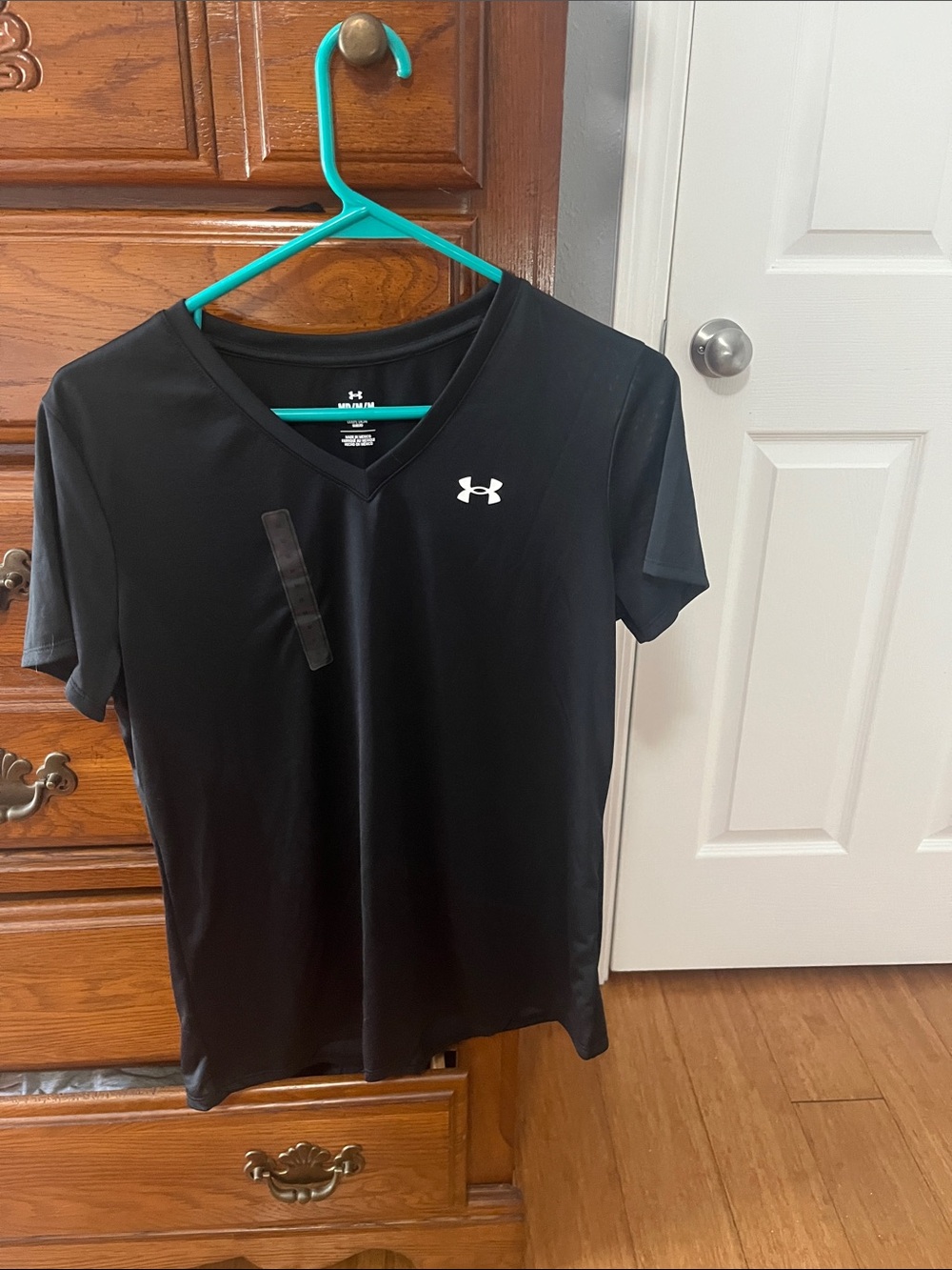 Under Armour Black V-Neck Performance Polo